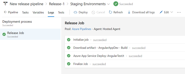 Create Release Pipeline For Angualr App Using Azure Devops